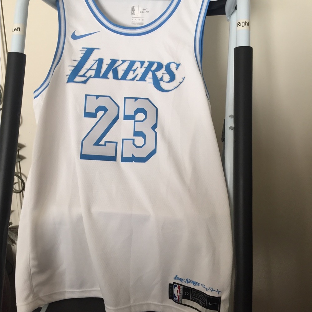 100% Authentic Lakers LeBron James jersey #23